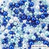 Mixed Size Acrylic Pearl Beads Round Tiny Craft Beads Loose Pearls for Jewelry Making DIY Craft Necklaces Bracelets 30g/pack
