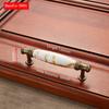 NAIERDI Marble Series Ceramic Cabinet Handles Zinc Alloy Cabinet Pulls Drawer Knobs Wardrobe Door Handles Furniture Handle