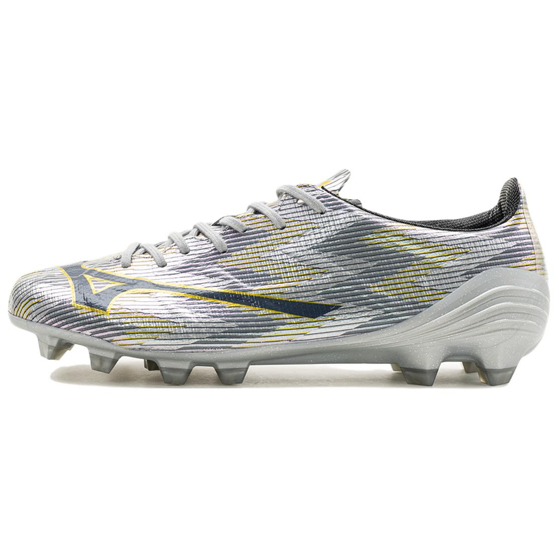 

Mizuno Alpha 2 Comfortable Versatile Non-Slip Durable Soccer Shoes Unisex Soccer Shoes Silver Gray P1GA256004 40
