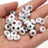 Agate con Foro Grande Perline Sfuse Perle Rotonde Loto Perle Forate Perle di Pietra d'Agata Creazione di Gioielli