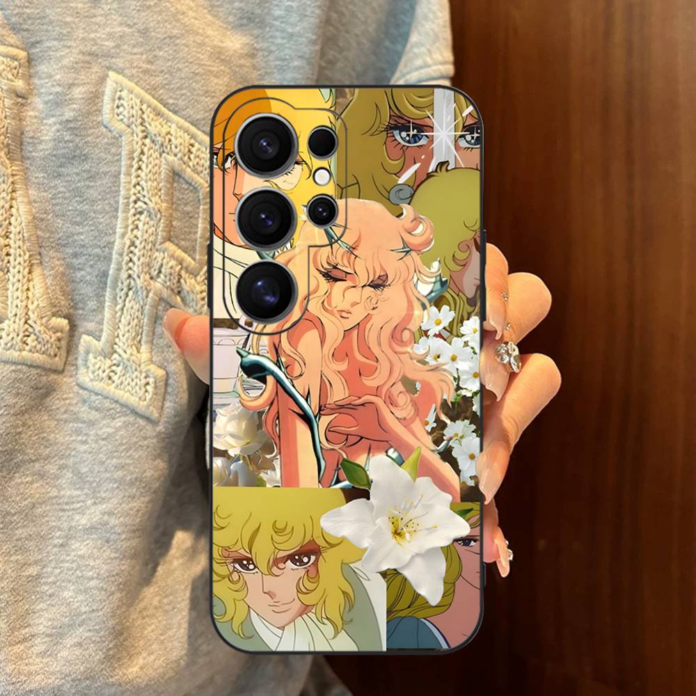 Rose Of V-Versailles Lady Oscar Phone Case For Samsung S 24 Fe 25 Ultra Plus 20 Lite 21 30 22 23 24 22 Ultra 5G Fundas