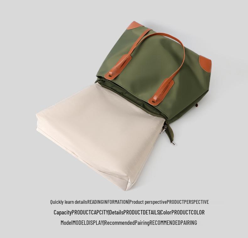 2025 Trendy Women's Large Capacity Nylon Shoulder Bag - Fashionable, Casual, Versatile Tote Handbag