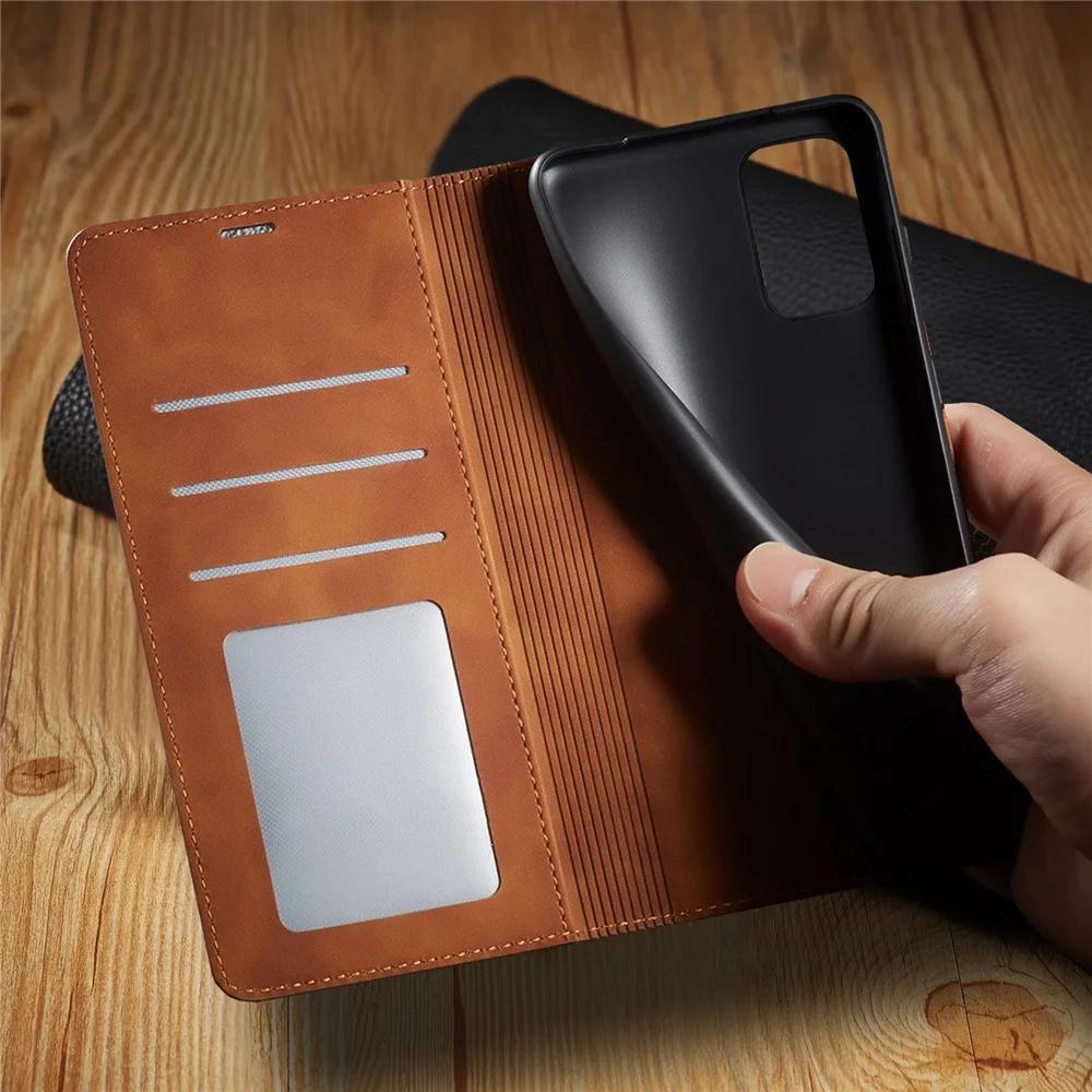 Wallet Leather Case for Samsung Galaxy S25 S24 S23 S22 S21 S20 FE Ultra Plus S10 A16 A15 A14 A56 A55 A54 A53 A52s 5G Flip Cover