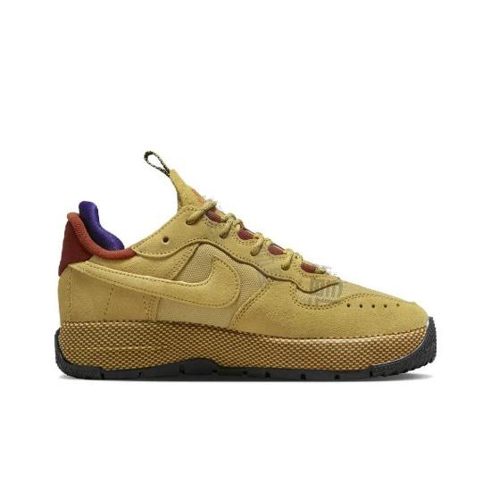 Nike Womens Air Force 1 Wild Wheat Gold FB2348-700