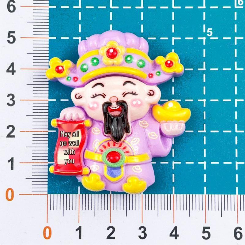 DIY Resin Cartoon Accessories: Hair Clips, Magnets, Phone Cases, Shoe Buckles, Pendants, and Ornaments for New Year