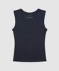A V-Sleeveless (Navy)