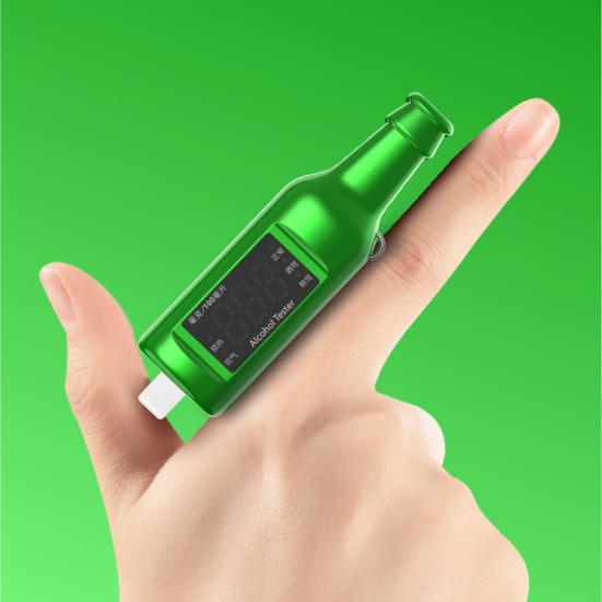 LED Indicator Breathalyzer Air Blowing Type Professional Strong Anti-interference Breath Analyzer