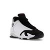 Air Jordan 14 Retro Black Toe 2024 Pánské Tenisky Bílá Varsity-Red Metalická-Stříbrná 487471-160