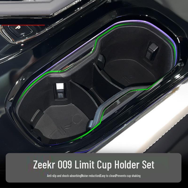 22-24 Zeekr 009 Cup Holder Anti-Slip Pad and Car Accessory