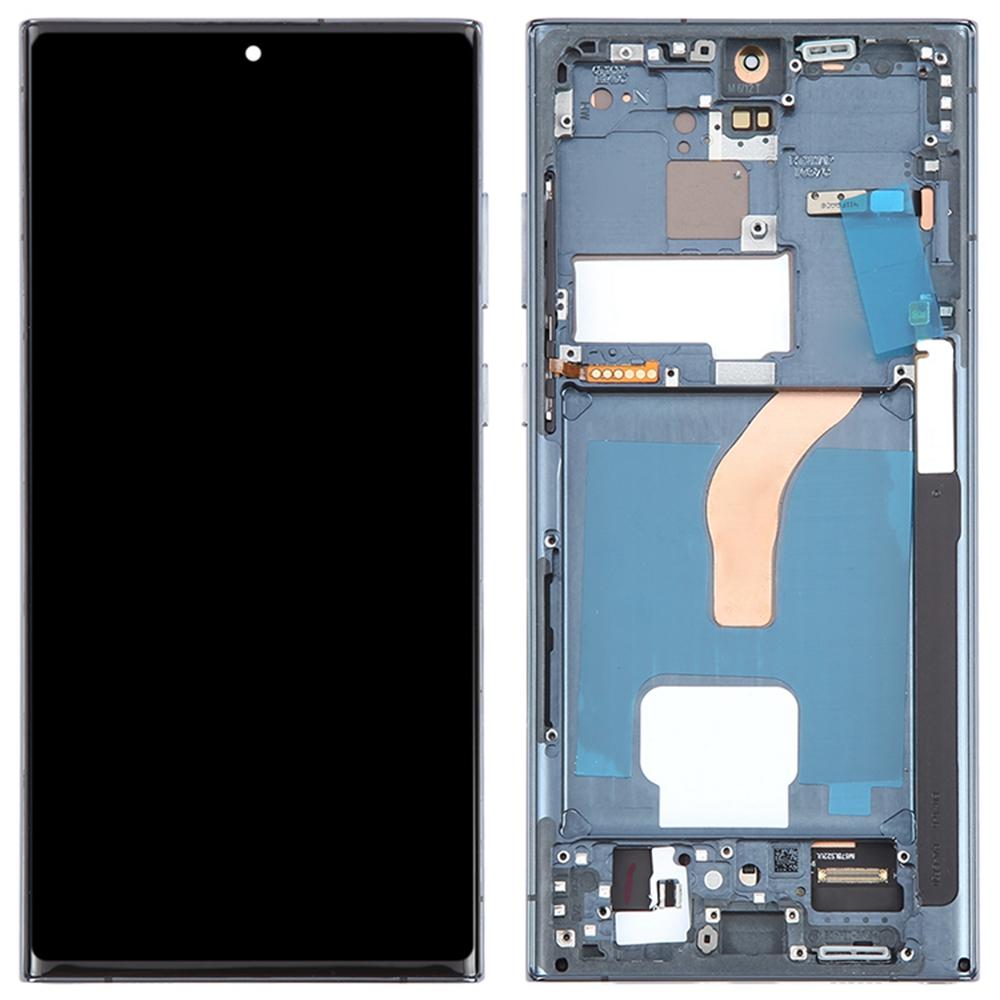 For Samsung Galaxy S22 Ultra 5G S908 Grade C LCD Screen and Digitizer Assembly+Frame Part (TFT) (Without Logo)