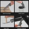 Titanium Alloy Handle Folding Knife Portable Keychain Small Pocket Knife Multifunctional Bottle Opener Outdoor Survival EDC Tool