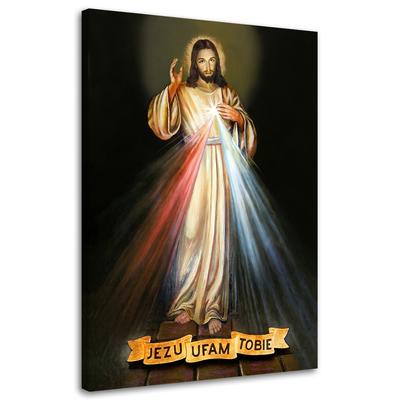 Wydruk na płótnie, Jezu ufam Tobie