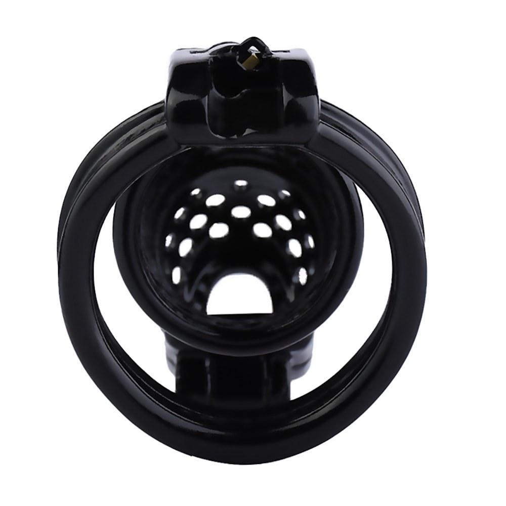 Male Sex Toys Gay Bird Cage Resin Chastity Device Round Hole Hollow Design 304 Stainless Steel Chastity Lock