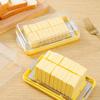Convenient Butter Cutting and Storage Container Butter Dish with Lid Plastic Butter Container Suitable for Butter
