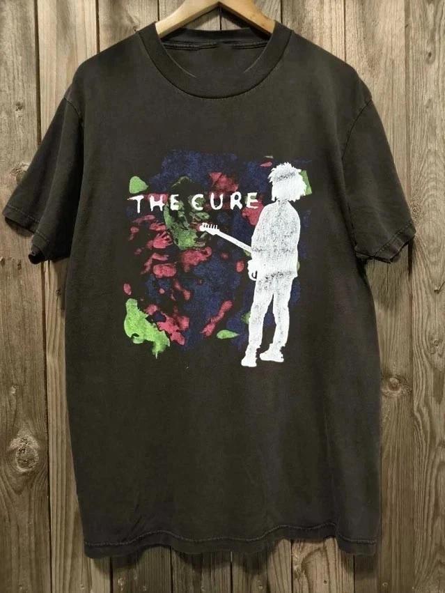 Vintage The Cure Robert Smith Silhouette T-T-Shirt Unisex Fan Gift S-5XL L