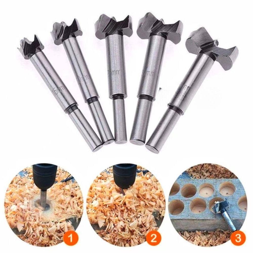 Self Centering Hinge Boring Carbon Steel Woodworking Hole Opener Boring Drill Bit  Drilling