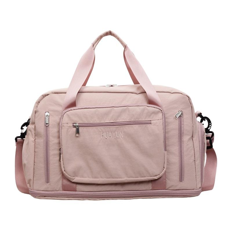 Dry And Wet Separate Gym Bag Large Capacity Travel Bag With Separate Shoe Bin Sports Bag Women's Portable Crossbody Bag