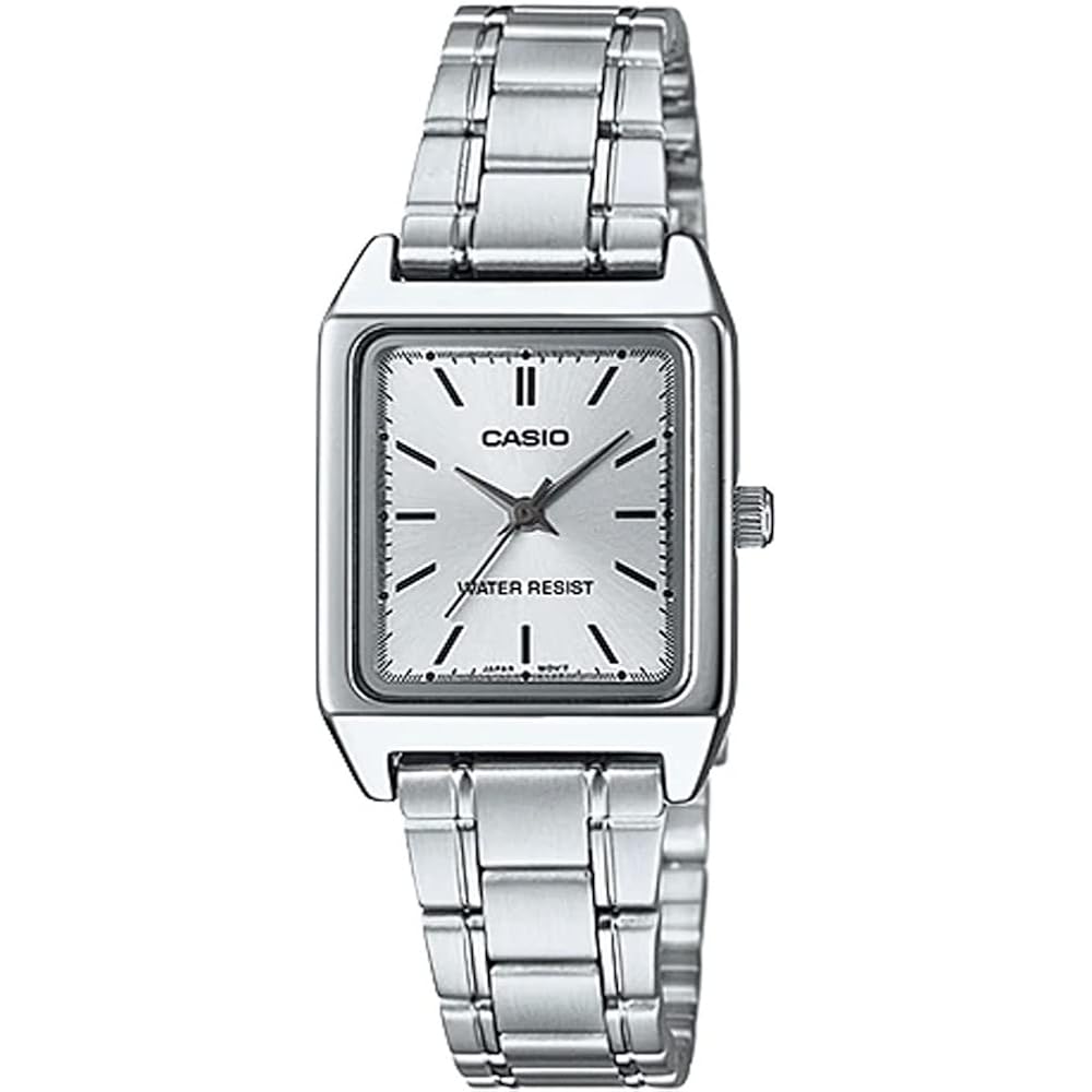 [Casio] CASIO Standard Quartz Women s Watch LTP-V007D-7E Silver Metal Band Overseas Model [Parall...