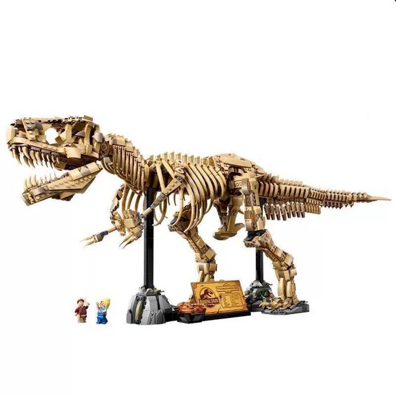 Park Tyrannosaurus Jurassic Rex Fossil Skeleton Assembles Building Blocks Toy
