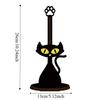 Animal Themed Kitchen Towel Rack Wooden Roll Paper Standing Rack  For Kitchen
