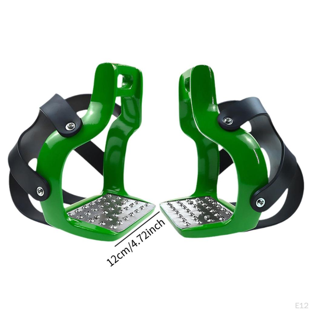 2 Pieces Horse Riding Stirrups Equestrian Equipment Accessories Replacement Outdoor Sports Repairing