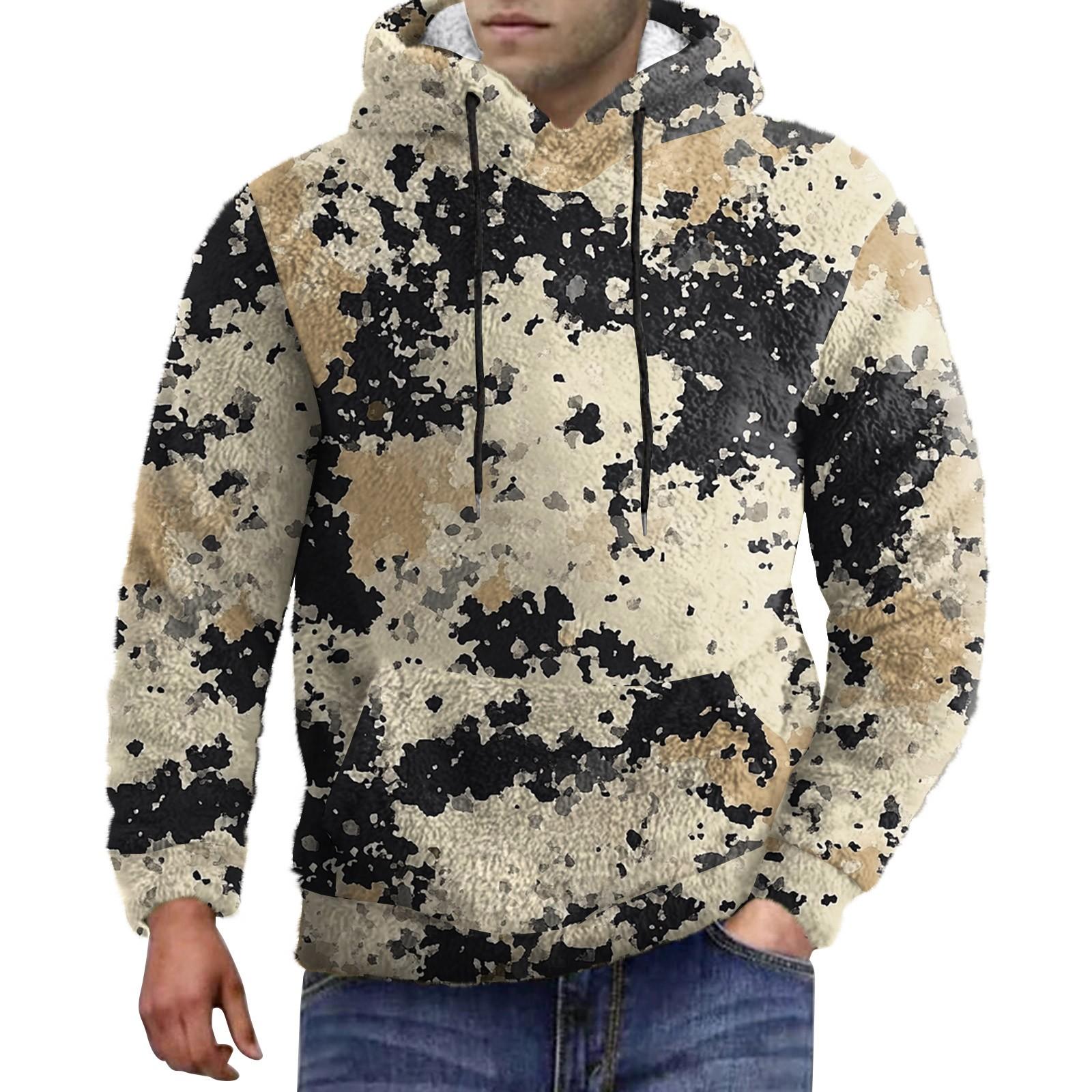 

Спортивный костюм с капюшоном, унисекс, одежда для бега, пуловер с длинными рукавами, толстовка с капюшоном L чёрный