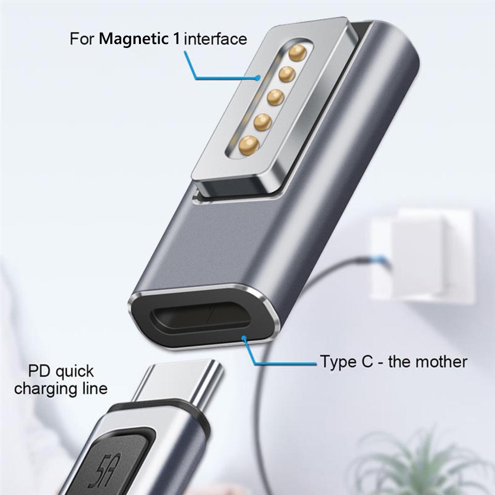 

Schnelllade-Typ-C-Buchse auf Magnetic PD-USB-адаптер для MacBook Air/Pro