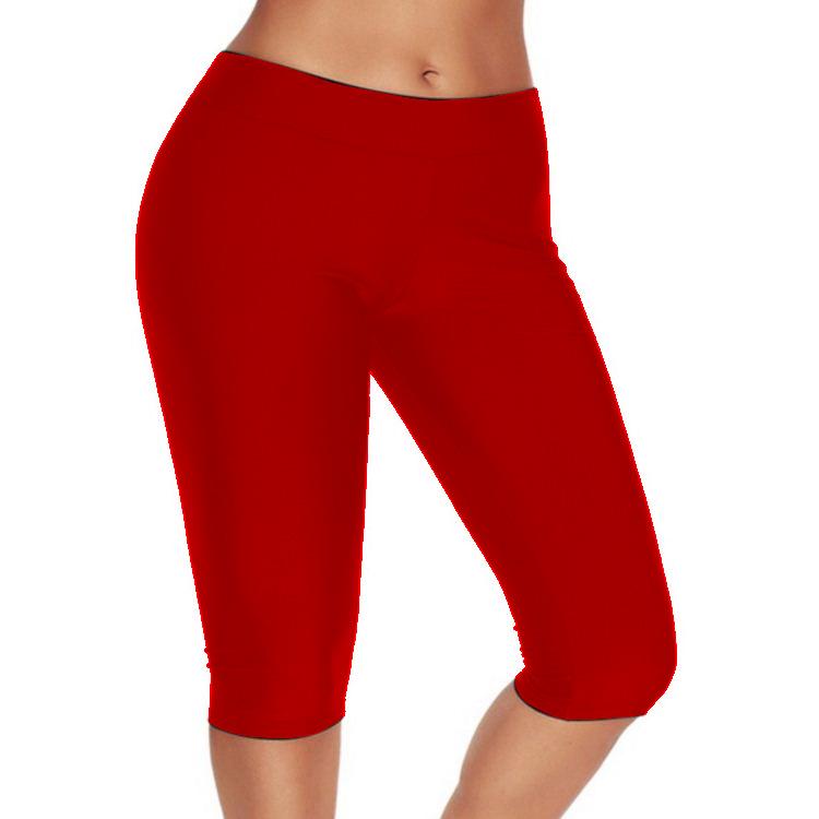 Women's Workout Capri Pants Leggings Yoga Shorts Fitness Exercise Running Tight Shorts