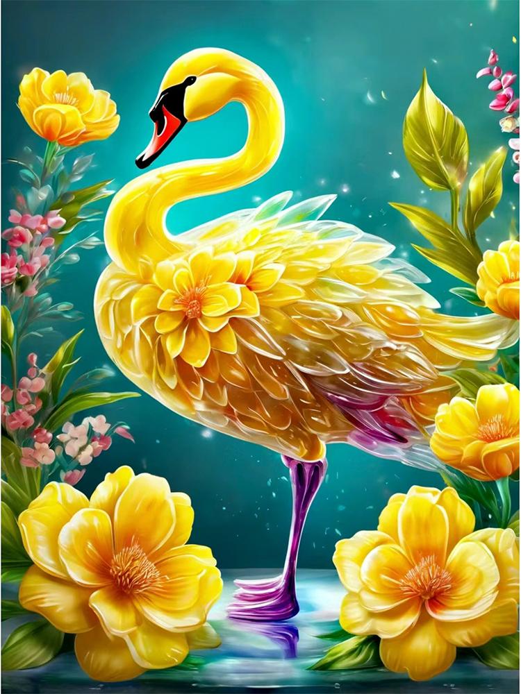 2024 New 5DDiy Diamond Embroidery Bird Eagle Chicken Animal Full Round Square Diamond Colored Mosaic Wall Home Decoration