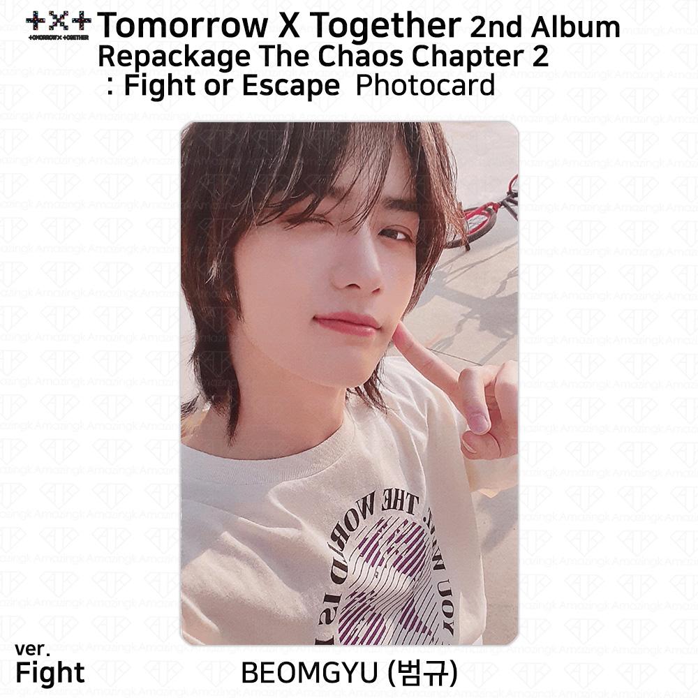 

TXT 2nd Album Repackage The Chaos Chapter 2 Fight or Escape Photocard Листівка