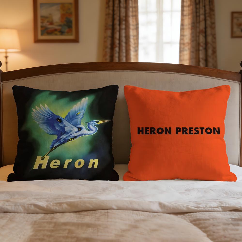 Brand Heron Preston Cushion Cover 1Pcs Decorative Covers Soft Cushion Case For Sofa Couch Decor 40X40 45X45 Pillowcases