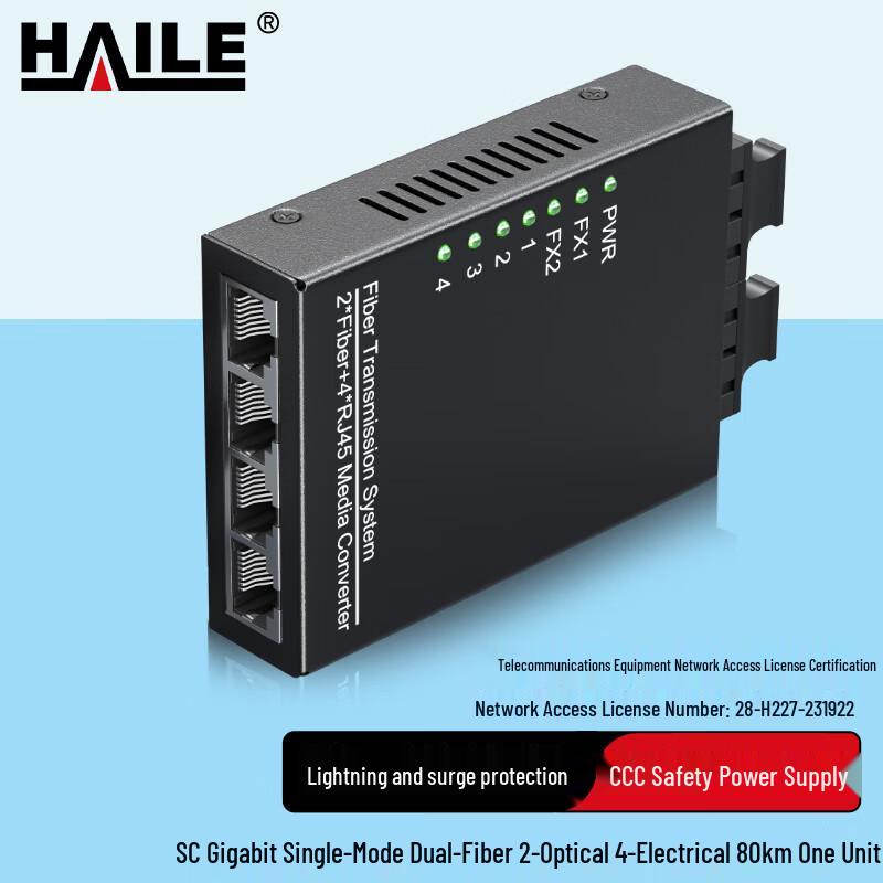 HAILE Gigabit Fiber Optic Transceiver