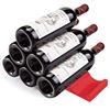  Wine Bottle Organizer Holder Silicone Stacker Cans Fridge Mats Beverages Racks