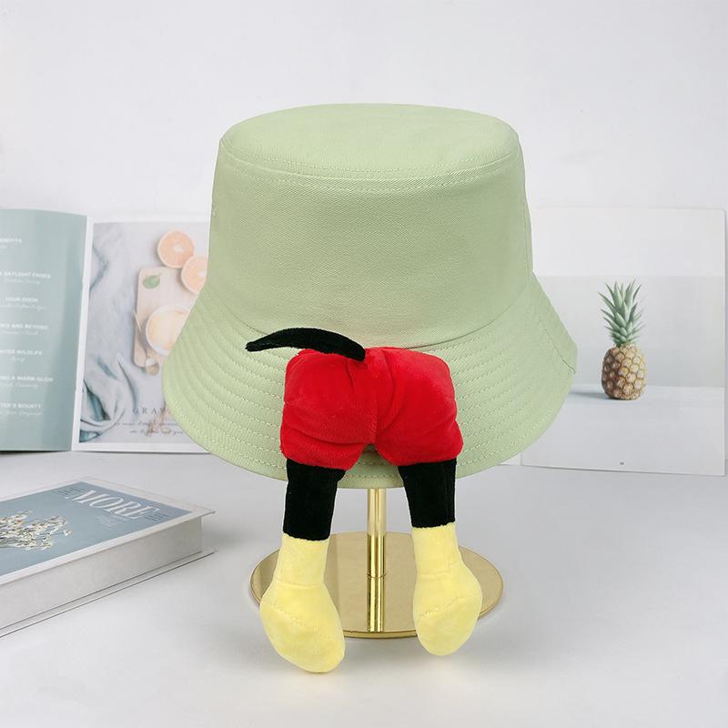 Cute Ass Palm Baseball Cap Funny Design Cartoon Hat Female Summer Versatile Sunshade Photo Cap