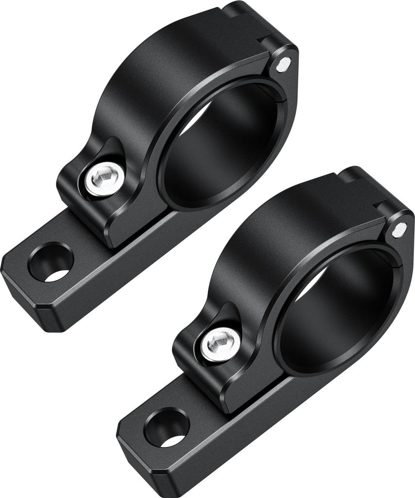 Kaedear Bike Clamp Stay Rotating Mount Cyber LED Fog Lamp Base Mount Pack of 2 KDR-C18A (Standard)