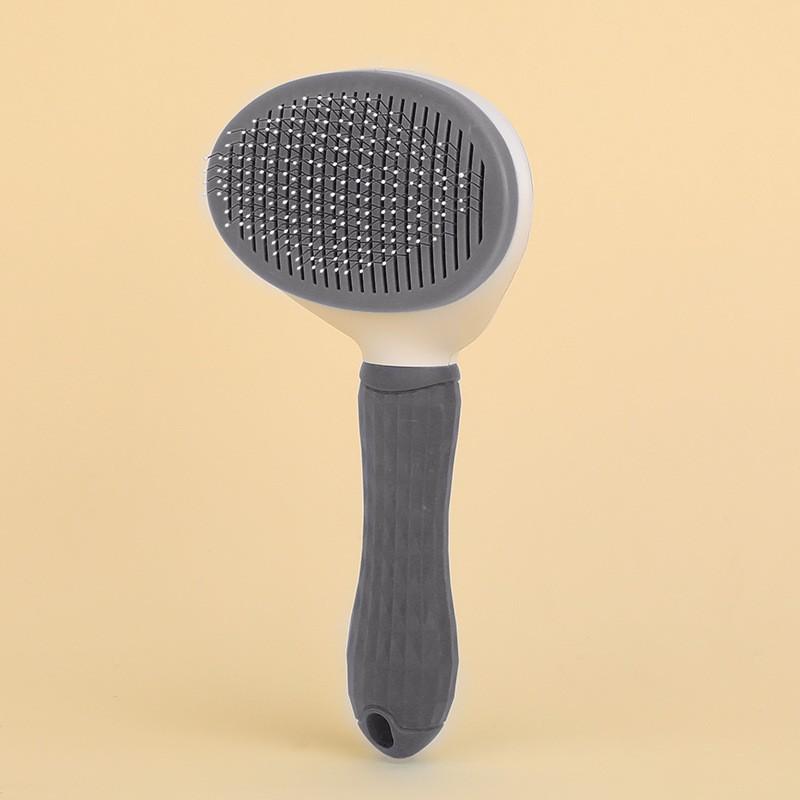 One-Click Grooming Comb for Long-Haired Cats & Dogs