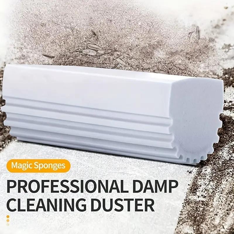 1pc Colors are random Magic Dust Sponge, Reusable Duster for Blinds, Glass, Vents, Mirrors & Baseboards. Compact & High-Quality.