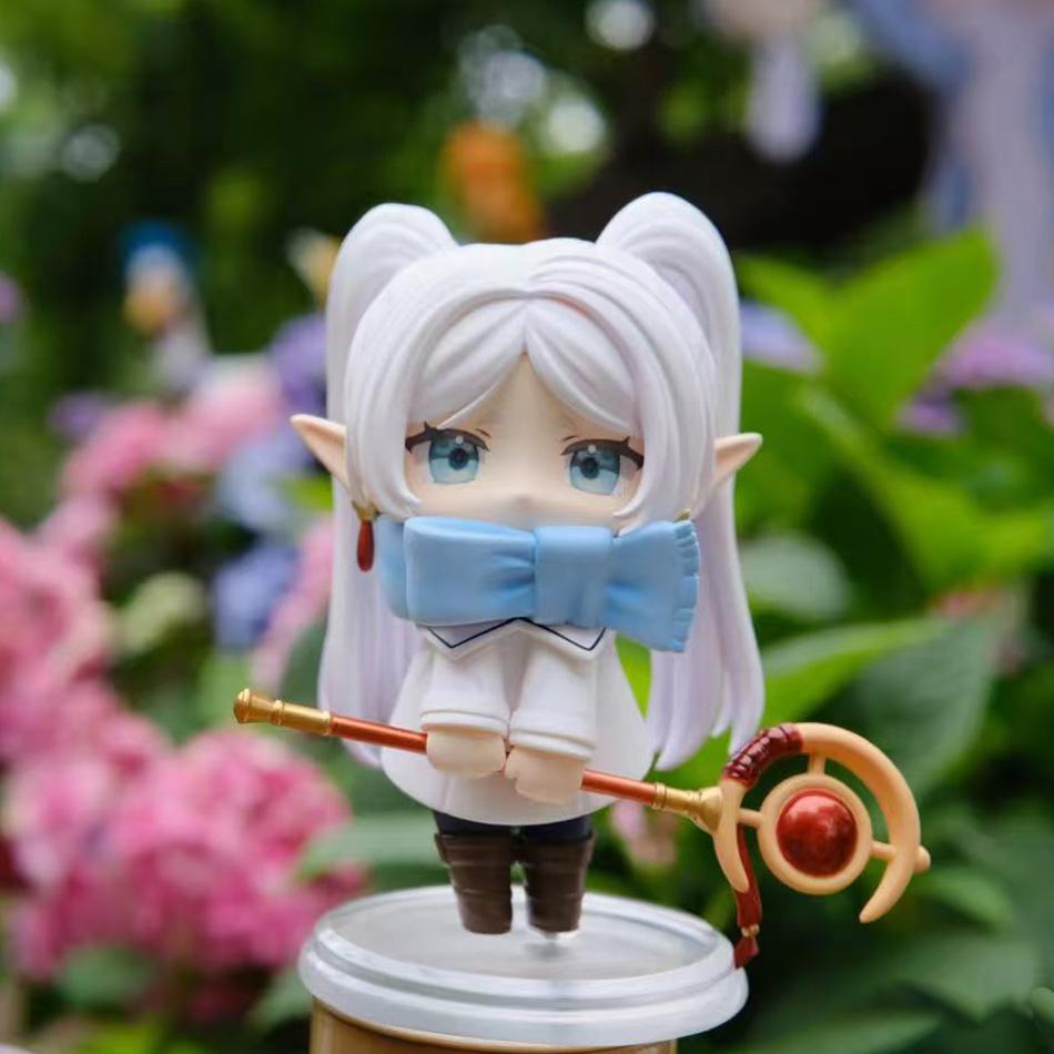 Anime Frieren: Beyond Journey'S End Animation Peripheral Hand-Made Model Figure Funeral Lillian Kawaii Desk Decor Toy Gifts