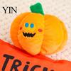 Halloween Pet Toys for Dogs Dog Squeaky Chew Toy, Funny Pumpkin Grim Reaper Spider Ghost Durable Aggressive Chewers Plush Stuffed Toy Small,