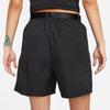 Nike Sportswear City Utility Solid Logo Casual Mid-Rise Shorts Women Shorts Black DV8045-010