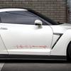 Reflective Performance Heartbeat Line Sticker Car Windshield Windscreen Bumper Hood Decor Decal Auto Car bodywork Decoraion