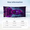 Beach Towel Custom Name Text, Quick Dry Large Towel For Beach HomeTerrifier Art the Clown