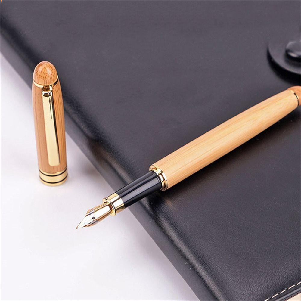 Gifts Writing Supplies Wood Fountain Pen Bamboo Fountain Pen Nature Bamboo Pen Bamboo Box Pens