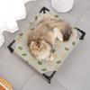 Mesh Cat Dog Hammock Anti-Scraping Moisture-Proof Pet Folding Camping Bed For Small Dogs Indoor and Outdoor Elevated Nest Bed