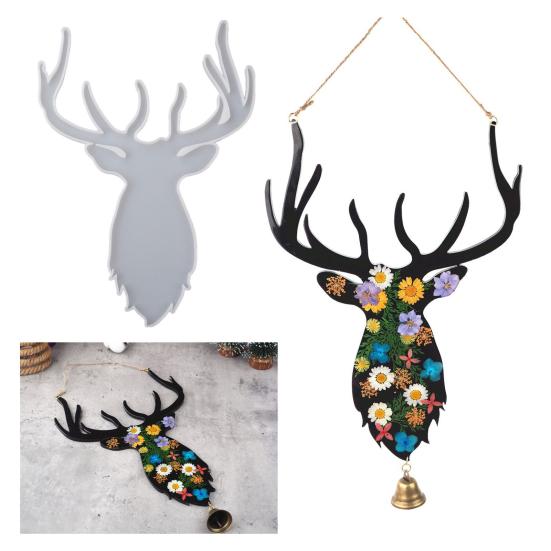 

Mold with Bells Anti-deformed Eco-friendly Simply Separate Door Sign Mold for Party