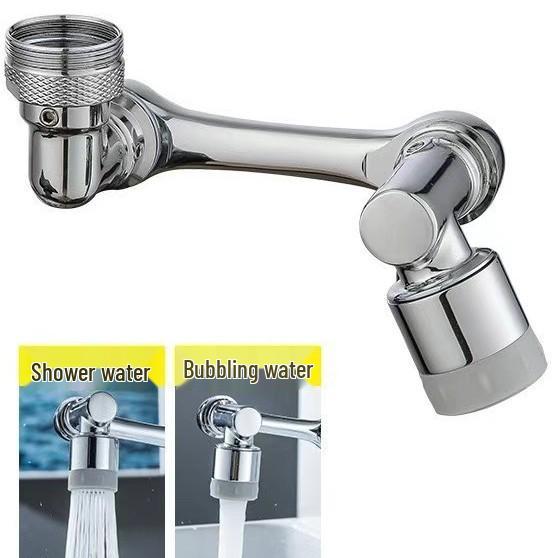 Rotating Faucet Extender with Anti-Splash Aerator