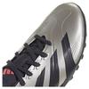 Adidas Predator League TF NIS10 Futsal Platinum Size Cm Shoes, Metallic/Aurora Black/Turbo (IF6376), 27.5