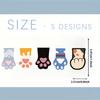 Shile Cartoon Cat Paw Magnetic Bookmarks - Cute Page Clips & Gifts for Journals