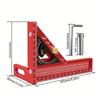 MultiAngle Measuring Ruler Triangle Ruler For Woodworking Metalworking Precise Marking Measuring On Various Surfaces