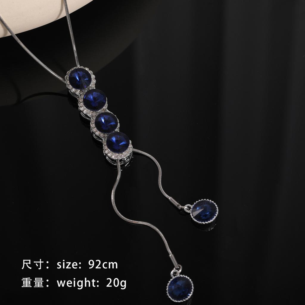 High-end adjustable sweater chain, new long necklace in autumn and winter, light luxury, fashionable and versatile, direct sales